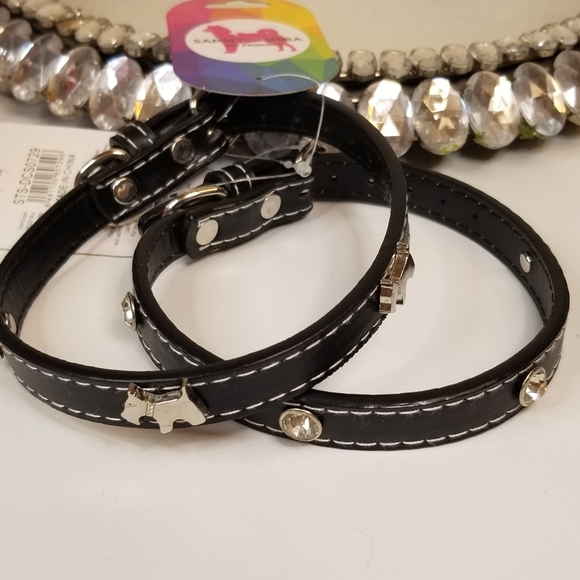 Dog Leashes Black Sm/Med New - Picture 3 of 13